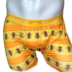 Undz Beez Boxerbrief Yellow Size Small‎ (28-30) NWT